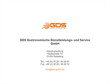 Tablet Screenshot of gds-gmbh.biz